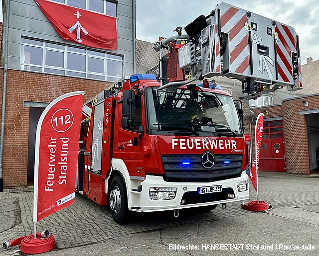 Stralsunds neue Drehleiter