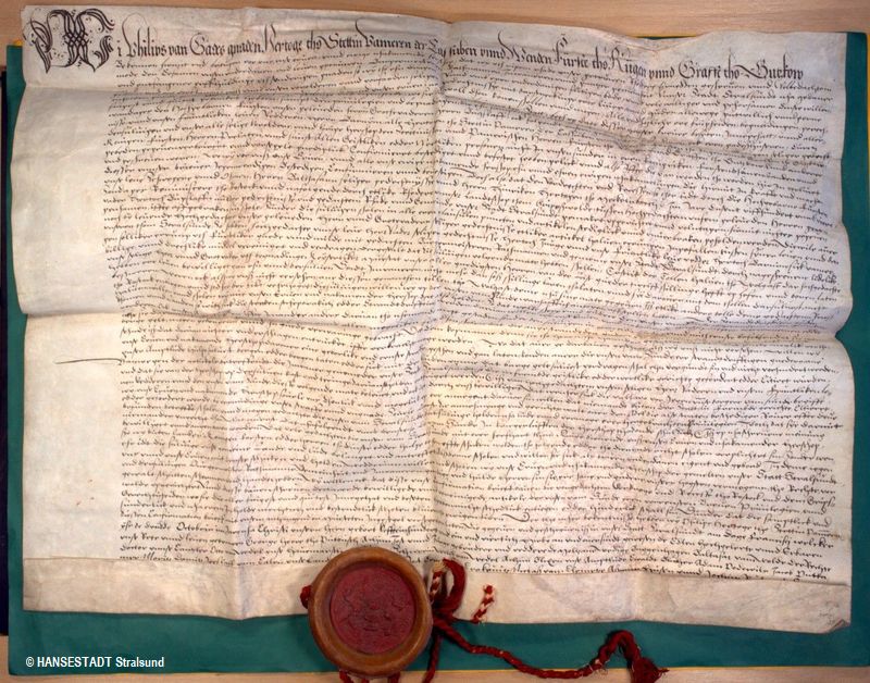 Urkunde von 1541 - vorher Urkunde von 1541 - vorher