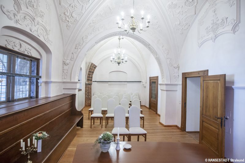 Großer Trauraum im Stralsunder Rathaus Großer Trauraum im Stralsunder Rathaus