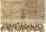 Sogenannter Friedens- und Privilegienvertrag Gegeben und geschrieben zu Stralsund des Tages nach Gottes Himmelfahrt am 24. Mai 1370